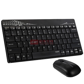 雷柏（Rapoo） X220 无线键鼠套装（黑色）59.9元