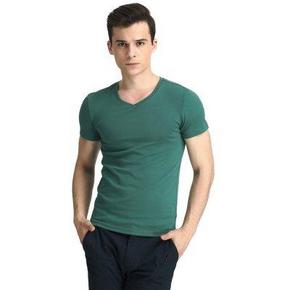 白菜价：玛萨玛索 MasaMaso 时尚修身男士V领短袖背心 15.9元包邮