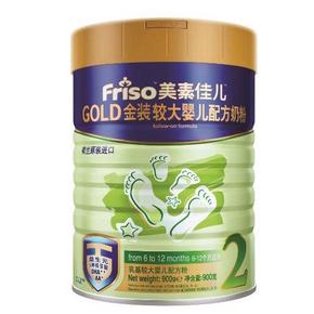 神价格：美素佳儿 金装2段较大婴儿配方奶粉900g+赠品6件 89.4元(318-229)
