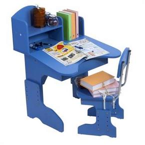 空间大师 儿童学习桌椅套装 蓝/红 149元(299-150)