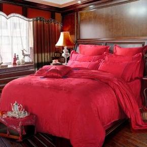 双重优惠：水星家纺 幸福伊甸园 加大双人1.8米床 四件套 479元(899-420)