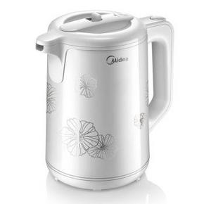 新低价：美的（Midea） 15E02A1 全安全电热水壶1.5L 88元包邮(118-30)