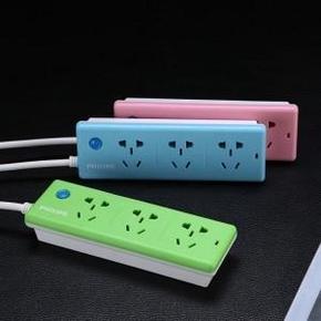 飞利浦 SPS2320X/93-B 三联插排插线板1.8米 19.9元(还可50-5)