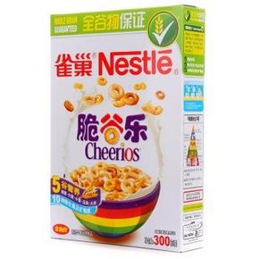 雀巢(Nestle) 脆谷乐 谷物早餐300g盒 18.9元