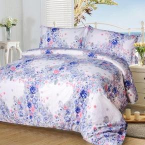 吉祥三宝 斜纹印花四件套 海派甜心(230*250cm,1.5米)  95元包邮