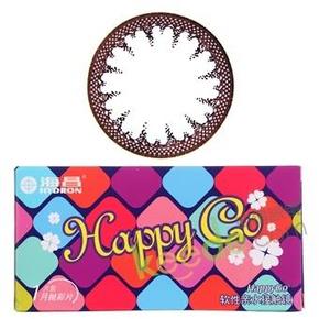 海昌 HAPPY GO 月抛彩色隐形眼镜1片装x2+蓝睛灵护理液120ml 29元包邮