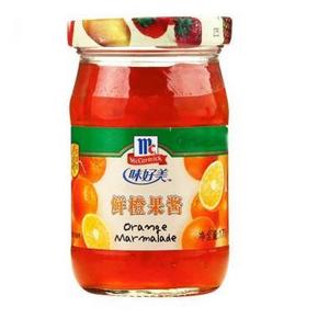 甜点搭配好伴侣！味好美 鲜橙果酱 170g  9.9元包邮（19.9-10券）