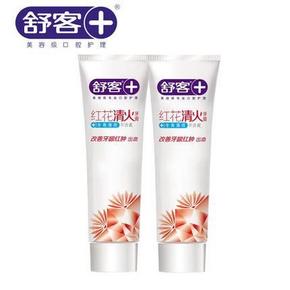 Saky 舒客 红花清火牙膏120gx2支 0.01元+运费
