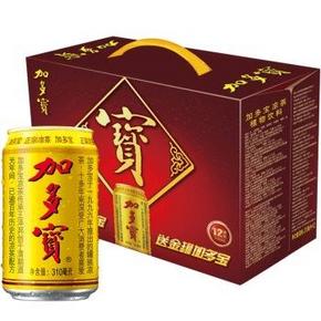 加多宝 凉茶礼盒装 250ml*40盒+铁罐装310ml*12罐 77.4元包邮(157.4-80)