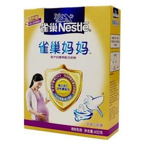 雀巢(Nestle) 妈妈孕产妇营养配方奶粉400g 31元