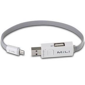 MiLi HX-T25 OTG 带转接充电线 多功能面条数据线 1元