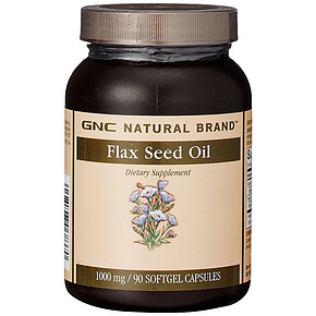 GNC 健安喜亚麻籽油软胶囊90粒/瓶(进口)  89元