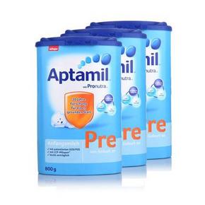 Aptamil 德国爱他美 婴儿奶粉 Pre段 800g*3罐  382元（412-30，折127元/罐）