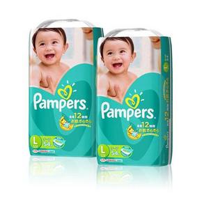 Pampers 帮宝适 超薄干爽 纸尿裤L54*2袋（108片） 138元(券后)