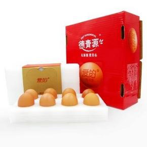 手慢无：德青源 新鲜安心鸡蛋16颗 6.18元