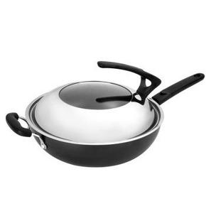 爱仕达 NQX8332 锈不了32CM节能无涂层铁锅 119元(219-100)