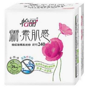 怡丽新·素肌感 棉柔纤巧日用 10片 卫生巾  3.5元