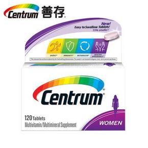 进口赛前15名产品！美版 善存成人女士复合维生素120粒 79元包邮