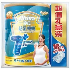 神价格！亨氏 超金妈妈孕产妇配方奶粉 900克*2罐 59元