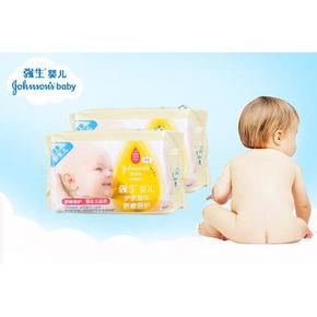 强生 婴儿湿巾护肤娇嫩倍护 宝宝湿巾80片 0.01元