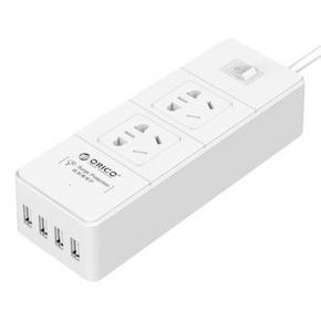 20点抢购！奥睿科 IPC-2A4U 智能4口USB充电插排 9.9元(1000件)