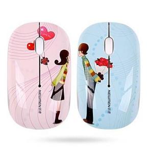 情侣首选！新贵 夜莺尚品（情侣版）时尚多色无线鼠标*2个  99元包邮