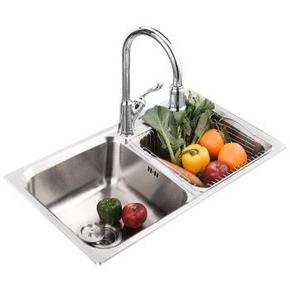 ENZORODI 安住 ERK50119E 双槽水槽套装+进水软管2个 693元，之前1000+