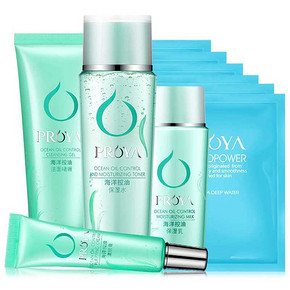 珀莱雅 洁面100ml+水150ml+清肌膏20g+乳50ml+面膜*6 99元(209-110)