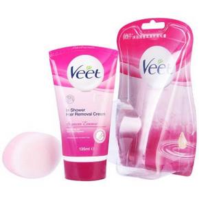 懒人脱毛！薇婷 沐浴用香氛凝萃脱毛膏 135ml*5+凑单品 99元（折约20元/件）