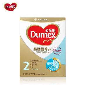 Dumex 多美滋 精确盈养 婴儿配方奶粉200g 2段 9.9元包邮