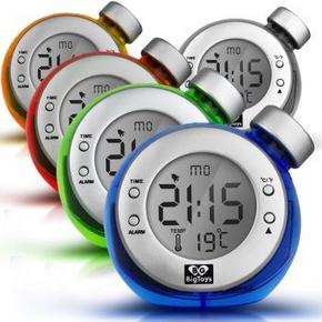 环保、创意！BigToys Along-C1120 智能水发电闹钟 59元