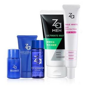 ZA姬芮 情侣套装(洁面膏100g+隔离霜35g+乳液20ml+化妆水30ml+洁面膏30g) 139元(169-30)