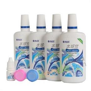 海昌 水感觉隐形眼镜护理液120ML*4瓶+100ml+双联盒 29元包邮