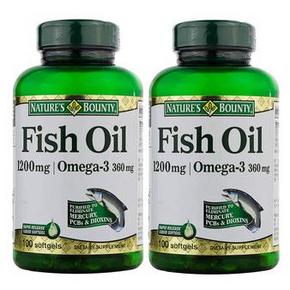 自然之宝 欧米伽-3深海鱼油 软胶囊 100粒*2瓶 99元包邮