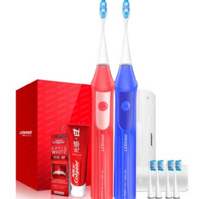情侣之选：LEBOND 力博得 限量版声波电动牙刷礼盒（2只装） 269元