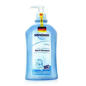 sanosan 哈罗闪 婴儿二合一沐浴洗发露500ml+凑单品 45.5元(65，2件7折)