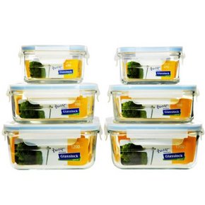 三光云彩 GL6-02 玻璃保鲜盒六件套 99元，平时220
