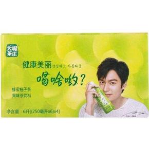 天喔茶庄 蜂蜜柚子茶 250mlx24盒 22.9元