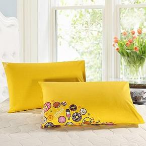 LOVO 小黄鸭纯棉枕套 一对 14.9元包邮(券后)