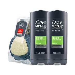 多重优惠：多芬 清凉倍爽沐浴露400ml*2瓶+浴擦+凑单品 39元(还送99元礼包)