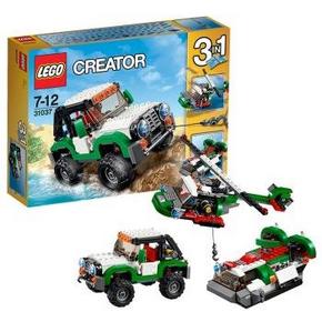 乐高 Creator创意百变系列 31037 水陆空三合一探险车+凑单品 165元(264-99)