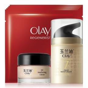 Olay玉兰油 明眸焕彩礼包 (王牌修护霜50g+眼霜15g+新生面膜5片) 178元