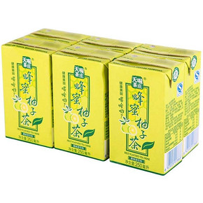 天喔茶庄 蜂蜜柚子茶 250ml*6盒装  5.8元