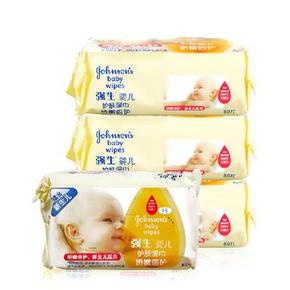 强生 娇嫩倍护婴儿湿巾 80片*3包 14元包邮(39-25券)