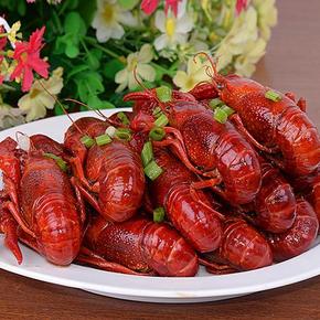 华东：大厨小鲜 麻辣小龙虾 1500gx2份+三文鱼碎肉100gx2份 102元包邮(202-100)