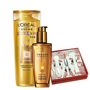 欧莱雅 奇焕精油100ml+洗发露400ml+洗漱组合 38元包邮(88-50)