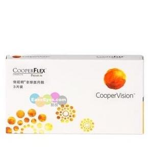 库博 依视明非球面月抛隐形眼镜3片*2盒+赠护理液100ml+润眼液15ml 95元包邮