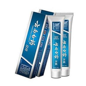 华东地区：云南白药 留兰香型牙膏120g*2支 约23元(45，199-100)