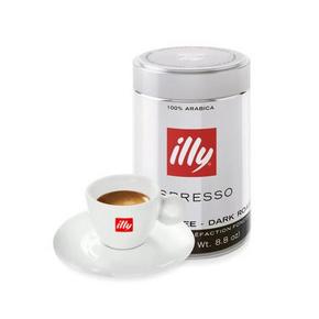 新低价：Illy 意利 浓缩深度烘焙咖啡粉 250克*2罐 88元(158-70)