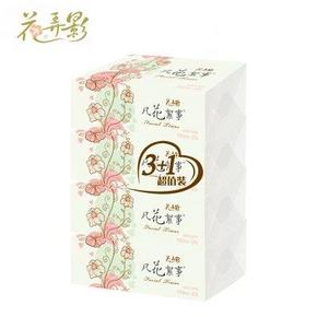 花弄影 凡花絮事系列 抽纸 2层150抽*4包 4.9元